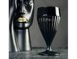 Набор бокалов для вина 6шт 300мл Lenardi 583-004 чёрный