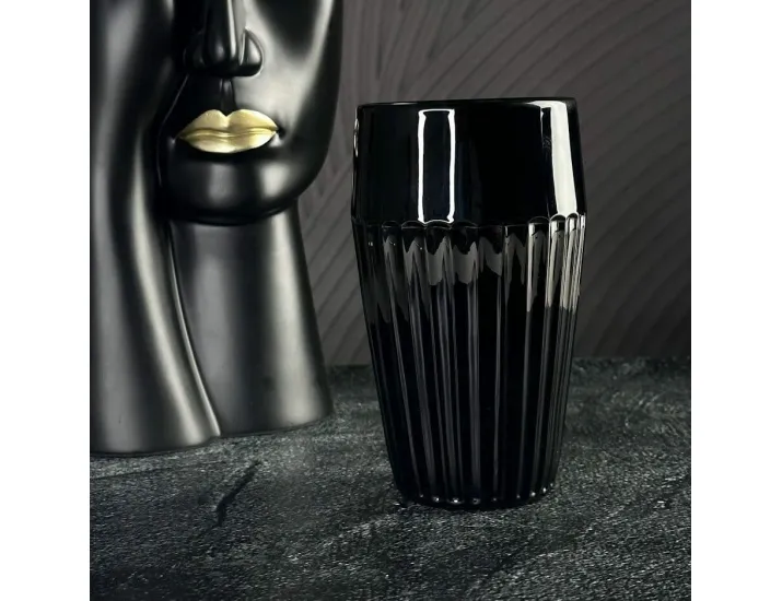 Набор стаканов 400мл Lenardi 583-005 чёрный