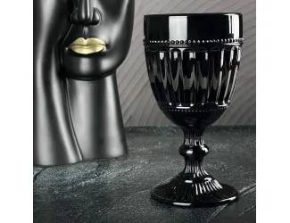 Набор бокалов для вина 6шт 320мл Lenardi 583-015 чёрный