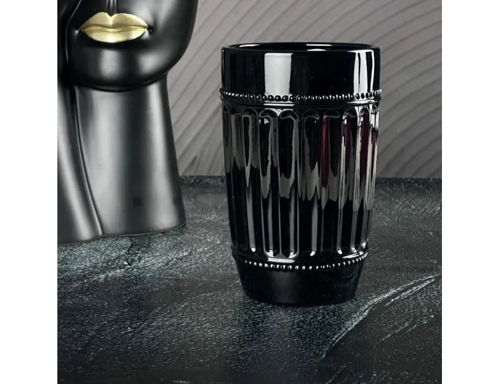 Набор стаканов 360мл Lenardi 583-016 чёрный