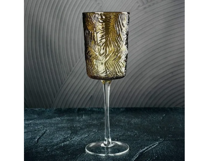 Набор бокалов для вина 6шт 420мл Lenardi 583-021 янтарный