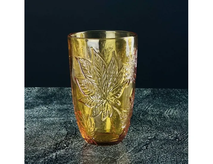 Набор стаканов 360мл Lenardi 583-028 янтарный