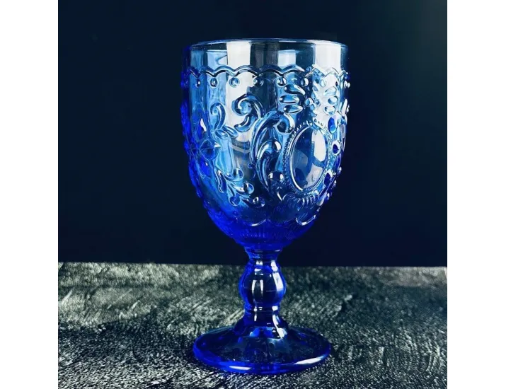 Набор бокалов для вина 6шт 350мл Lenardi 583-030 синий