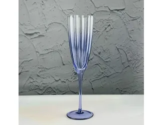 Набор фужеров для шампанского 6шт 310мл Lenardi 584-034 фиолетовый