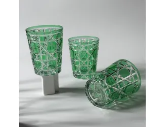 Набор стаканов 320мл Lenardi 585-003 зелёный