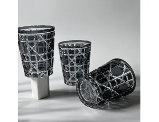 Набор стаканов 320мл Lenardi 585-004 серый