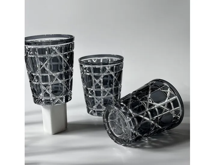 Набор стаканов 320мл Lenardi 585-004 серый