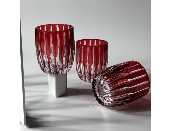 Набор стаканов 285мл Lenardi 585-006 бордовый