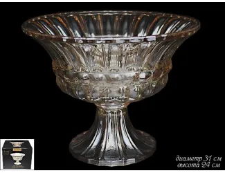 Фруктовница на ножке 31см Lenardi Gold 588-281