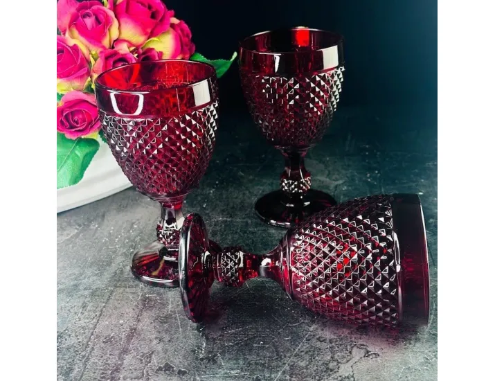 Набор рюмок 50мл Lenardi 588-504 красный