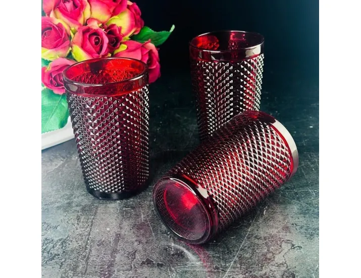 Набор стаканов 6шт 350мл Lenardi 588-506 красный