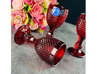 Набор рюмок 50мл Lenardi 588-511 красный