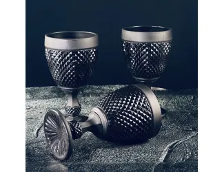 Набор бокалов для вина 6шт 300мл Lenardi 588-535 чёрный