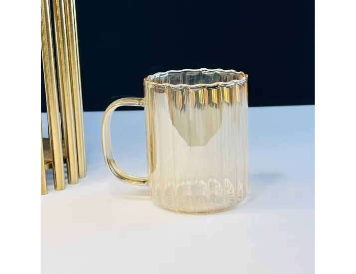 Набор из 6 кружек 360мл Lenardi 588-546 янтарный