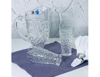 Набор графин 1250мл и 6 стаканов 310мл Lenardi 588-572