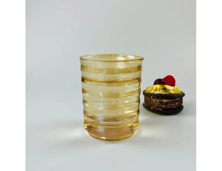 Набор стаканов 6шт 320мл Lenardi 588-604 янтарный