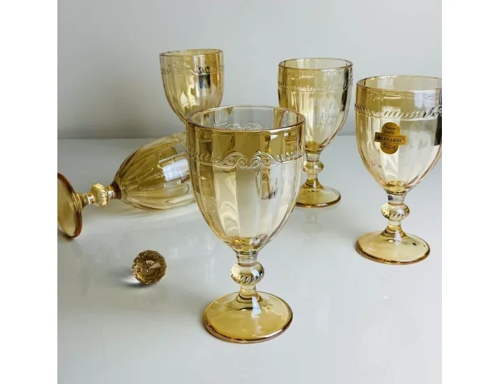 Набор бокалов для вина 6шт 350мл Lenardi 588-608 янтарный