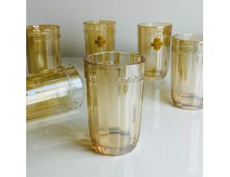 Набор стаканов 6шт 410мл Lenardi 588-610 янтарный