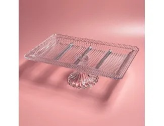 Прямоугольная менажница 37,2х22,5х12,5см на ножке Lenardi 588-693