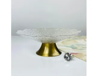 Фруктовница 26х10см на ножке 588-713