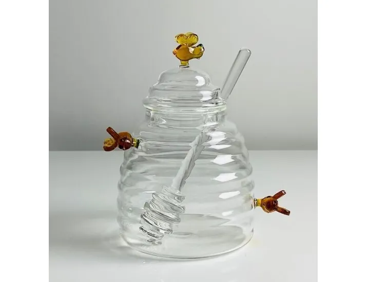 Банка для мёда 500мл с ложкой Lenardi 588-734