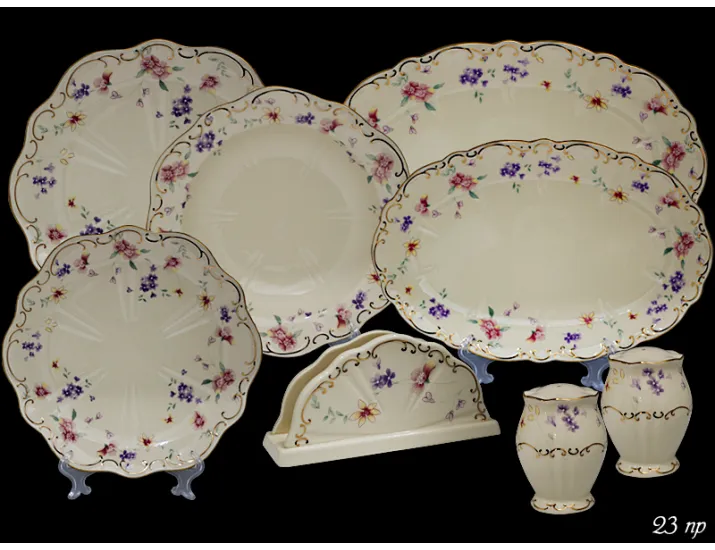 Обеденный сервиз на 6 персон 23 предмета Lenardi Адель 666-340