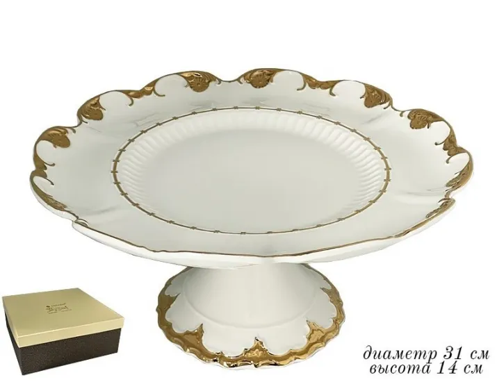 Тортовница на ножке 31см Lenardi Азазель 666-358