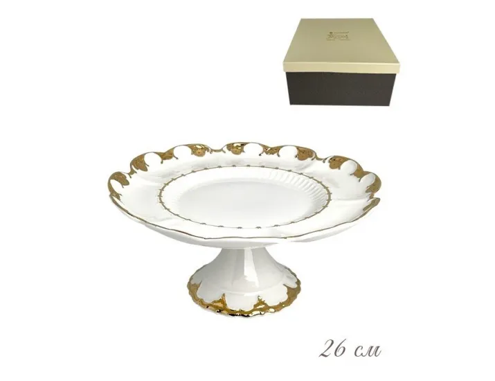 Тортовница на ножке 26см Lenardi Азазель 666-359