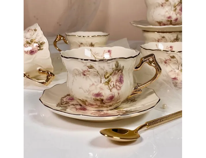 Чайный набор 12 предметов 250мл Lenardi Розенталь 666-409