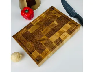 Доска разделочная торцевая на силик. ножках 31х23 888-547