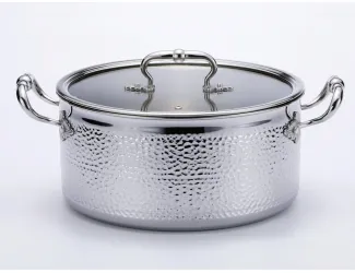 Кастрюля 12,85л с крышкой 32х16,5см EMBOSS 902-003