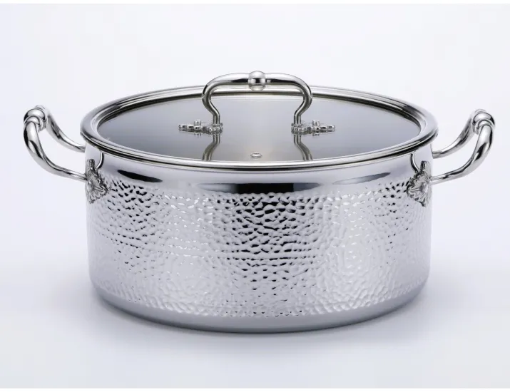 Кастрюля 12,85л с крышкой 32х16,5см EMBOSS 902-003