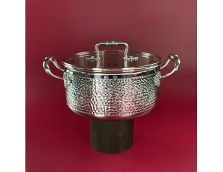 Кастрюля 12,85л с крышкой 32х16,5см EMBOSS 902-003