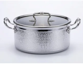 Кастрюля 8,5л с крышкой 29x14см в под.уп.(х3)Нержавеющая сталь