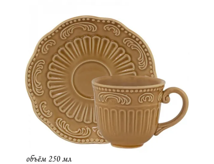 Чайная пара 250мл Lenardi Бавария карамель 110428