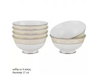 Набор салатников 6шт 15см Lenardi Джульетта 145-362