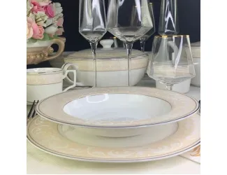 Набор тарелок глубоких 6шт 23см Lenardi Джульетта 145-356