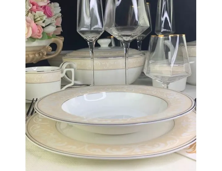 Набор тарелок глубоких 6шт 23см Lenardi Джульетта 145-356