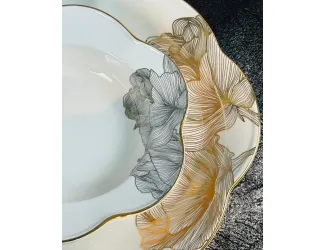 Блюдо овальное 30см Lenardi Миллениум 666-372