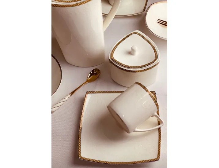 Блюдо квадратное 27см Lenardi Galaxy Gold 145-027