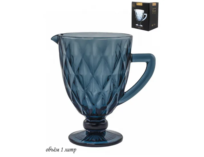 Графин 1л Lenardi синий 588-401