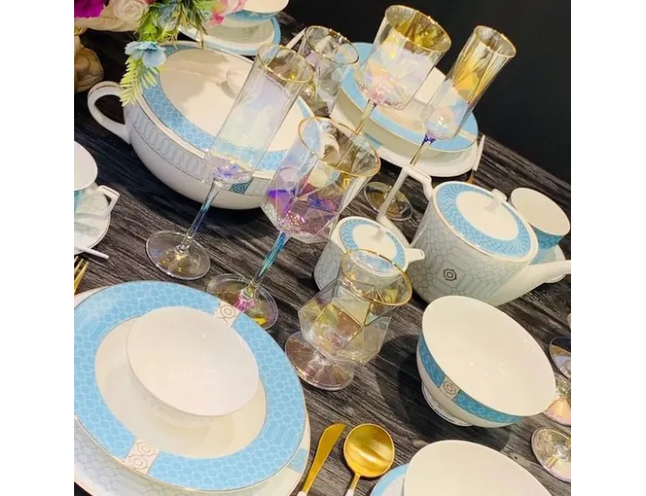 Чайно-столовый сервиз на 12 персон 100 предметов Lenardi Тиффани 145-302