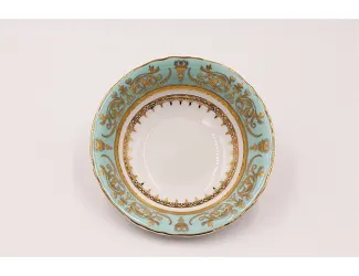 Салатник круглый 13,5см Rudolf Kampf  Национальные традиции 238B, бирюзовый 07111411-238B