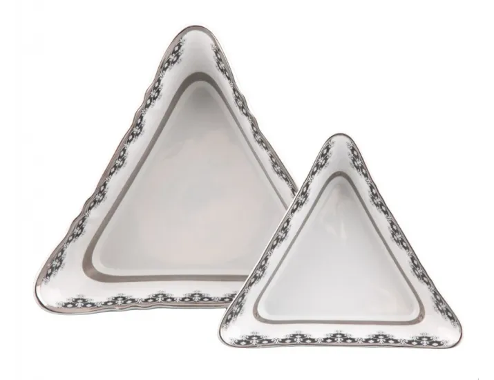 Салатник треугольный 25см Rudolf Kampf Национальные традиции линия Сирия 2115 07111434-2115