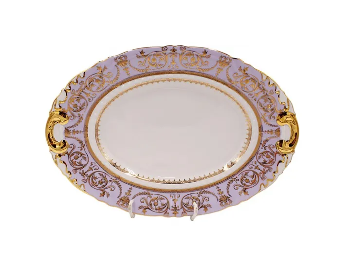 Блюдо овальное 32см Rudolf Kampf Национальные традиции фиолетовый 07111512-238A
