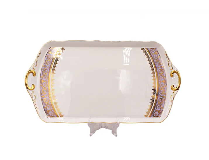 Поднос квадратный 41см Rudolf Kampf Национальные традиции фиолетовый 07111645-238A