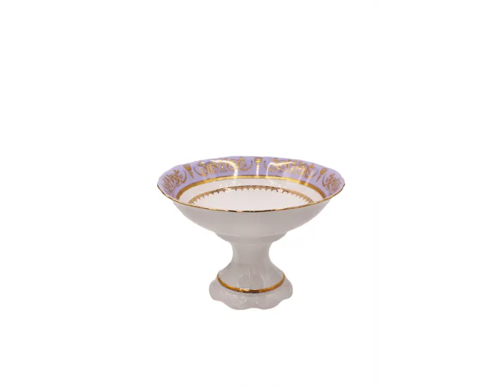 Фруктовница на ножке 23см Rudolf Kampf Национальные традиции фиолетовый 07116155-238A