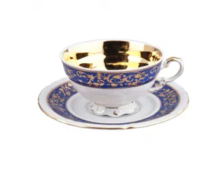 Чайная пара 200мл Rudolf Kampf Национальные традиции декор 1824 07120425-1824k