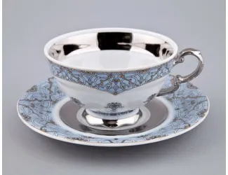 Чайная пара низкая с блюдцем Rudolf Kampf Национальные традиции 0,20л линия Иран декор 2065