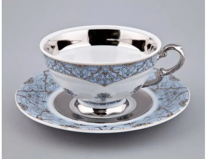 Чайная пара низкая с блюдцем Rudolf Kampf Национальные традиции 0,20л линия Иран декор 2065